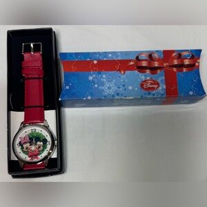 Disney Holiday Mickey & Minnie NIB Watch.